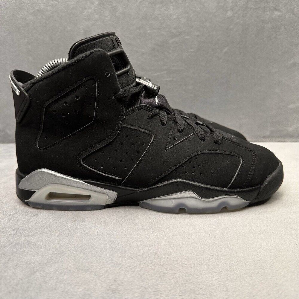 Jordan Black and Gray Athletic Shoes